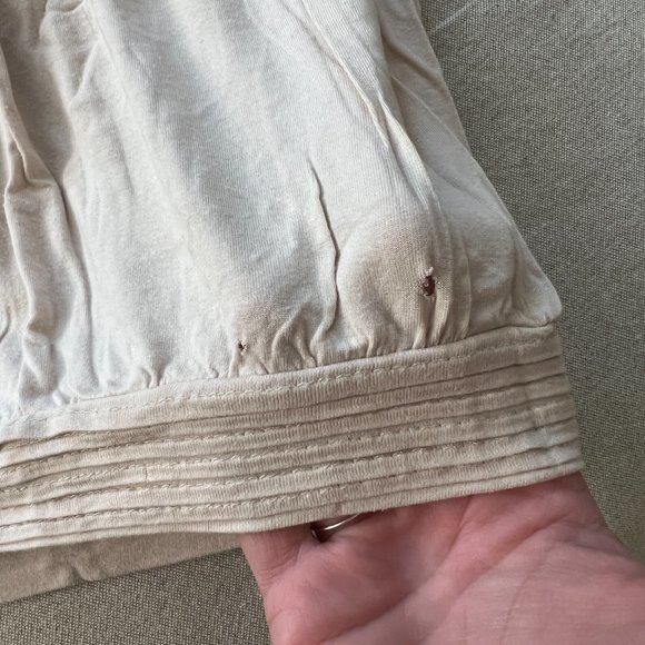 Express Spaghetti Strap Lace Racerback Tank in Cream Sz L - Picture 4 of 7